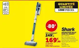 Super U Shark aspirateur balai sans fil offre