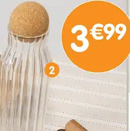 b&m Bocal en verre côtelé offre