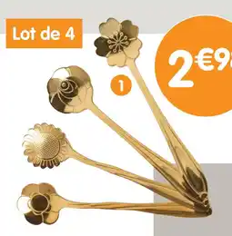 b&m Lot de 4 cuillères offre