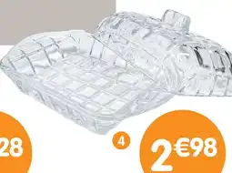b&m Beurrier en verre offre