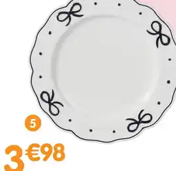b&m Assiette plate offre
