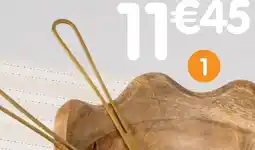 b&m Saladier côtelé en acacia offre