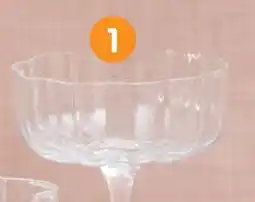 b&m Verre à cocktail en forme de fleur offre