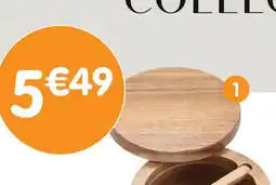 b&m Pot à épices avec cuillère en acacia offre