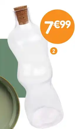 b&m Bouteille en verre déformée offre