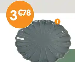 b&m Assiette plate en forme de fleur offre