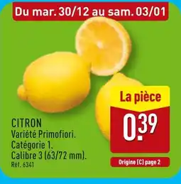 ALDI Citron offre
