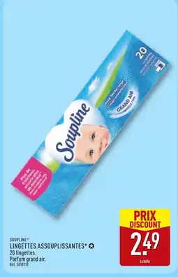 ALDI Soupline lingettes assouplissantes offre