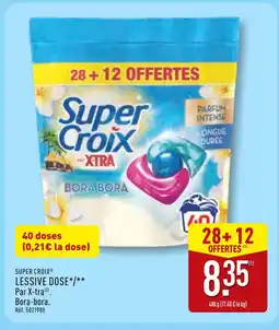 ALDI Super croix lessive dose bora bora offre