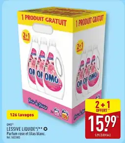 ALDI Omo lessive liquide offre
