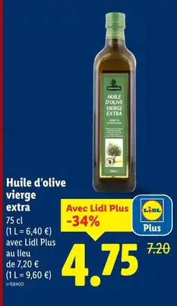 Lidl Primadonna huile d'olive vierge extra offre
