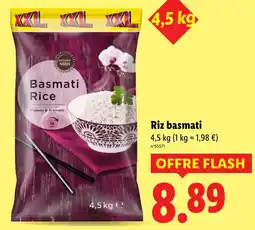 Lidl Golden sun riz basmati offre