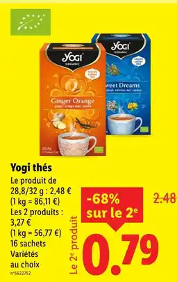 Lidl Yogi yogi thés offre