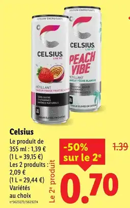 Lidl Celsius offre