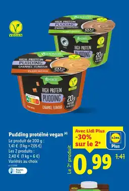 Lidl High protein pudding offre