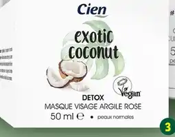 Lidl Cien masque visage argile rose offre