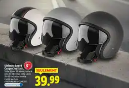 Lidl Ultimate speed casque jet offre