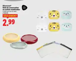 Lidl Silvercrest boîte de conservation ou sachets réutilisables offre