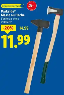Lidl Parkside masse offre