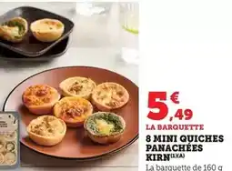 Bi1 8 mini quiches panachées kirn offre