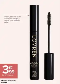Carrefour Mascara noir volume lovren offre