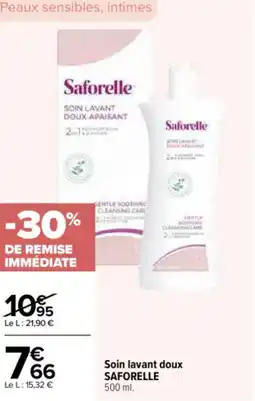 Carrefour Soin lavant doux saforelle offre