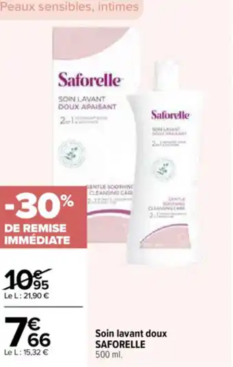 Soin lavant doux saforelle