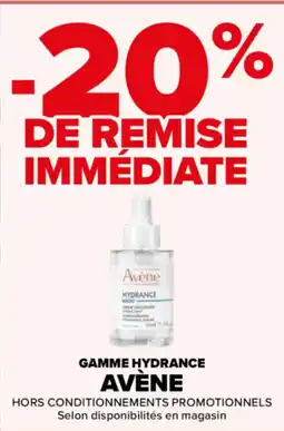 Carrefour Gamme hydrance avene offre