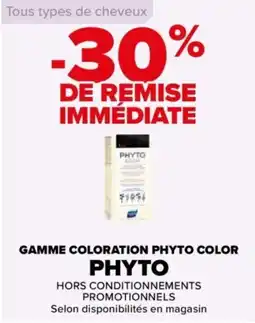 Carrefour Gamme coloration phyto color phyto offre