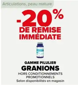 Carrefour Gamme pilulier granions offre