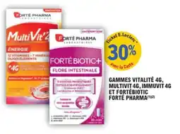 E.Leclerc Parapharmacie Gammes vitalité 4g multivit 4g immuvit 4g et fortébiotic forté pharma offre