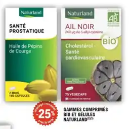 E.Leclerc Parapharmacie Gammes comprimés bio et gélules naturland offre