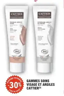 E.Leclerc Parapharmacie Gammes soins visage et argiles cattier offre