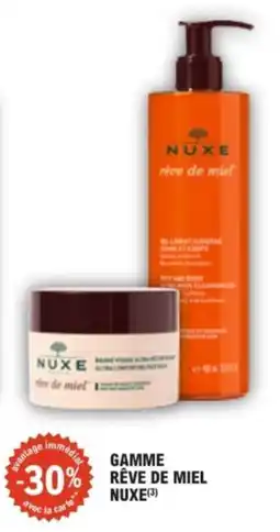 E.Leclerc Parapharmacie Gamme rêve de miel nuxe offre