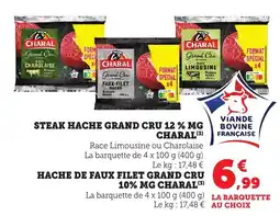 Maximarché Steak hache grand cru 12 % mg charal offre