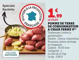 Maximarché Pomme de terre de consommation a chair ferme u offre