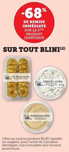 Maximarché Sur tout blini offre