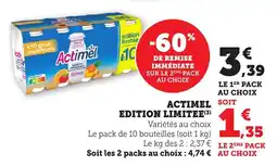 Maximarché Actimel edition limitee offre