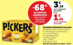 Maximarché Pickers surgeles mccain offre
