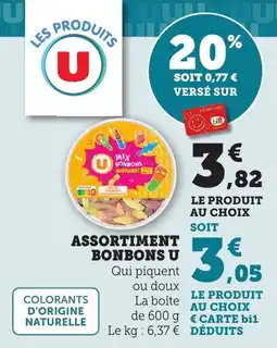 Maximarché Assortiment bonbons u offre