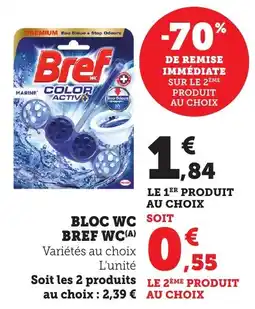 Maximarché Bloc wc soit bref wc offre