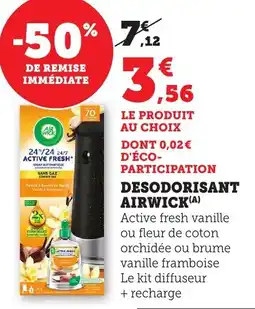 Maximarché Desodorisant airwick offre