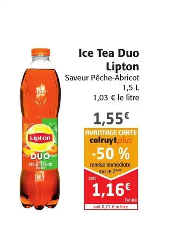Colruyt Ice Tea Duo Lipton offre