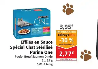 Colruyt Effilés En Sauce Spécial Chat Stérilisé Purina One offre