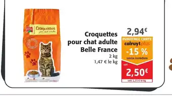 Colruyt Croquettes Pour Chat Adulte Belle France offre