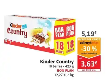 Colruyt Kinder Country offre