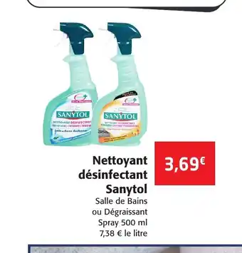 Colruyt Nettoyant Désinfectant Sanytol offre