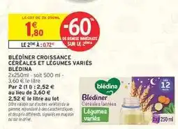 Intermarché Blédîner Croissance Céréales et Légumes Variés Blédina offre