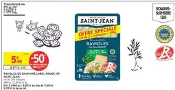 Intermarché RAVIOLES DU DAUPHINÉ LABEL ROUGE IGP SAINT JEAN offre