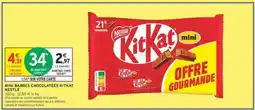 Intermarché Mini Barres Chocolatées KitKat Nestlé offre
